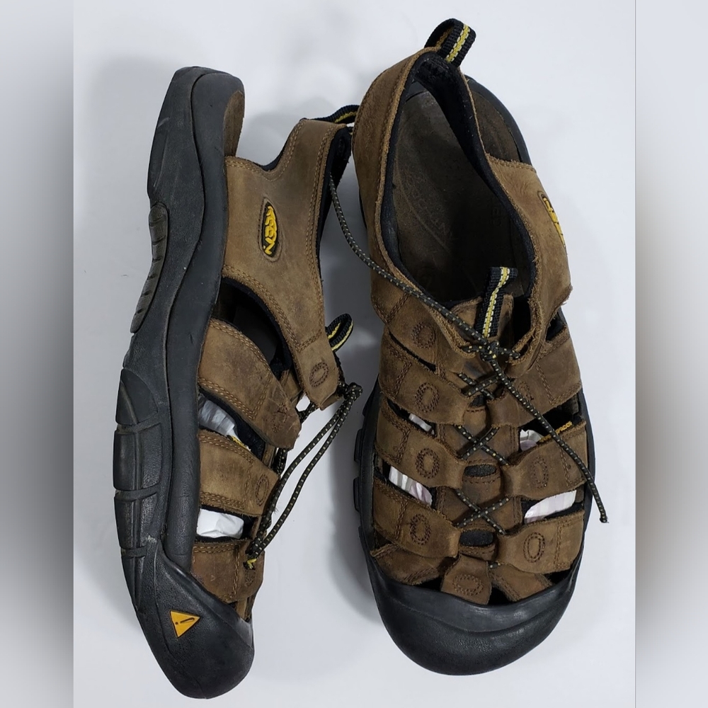Keen mens Fisherman Leather Sandals Size 12/13